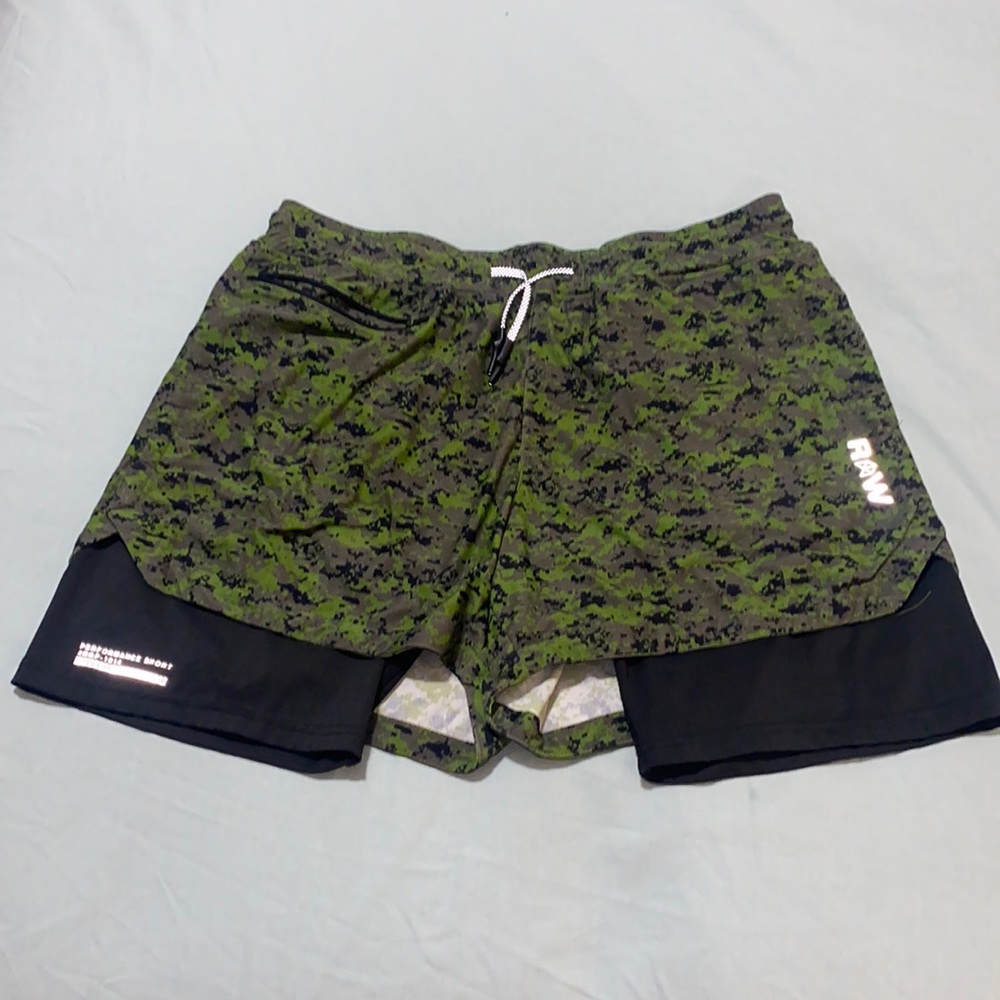 Rawgear Performance Shorts - Woodland Digi Camo
